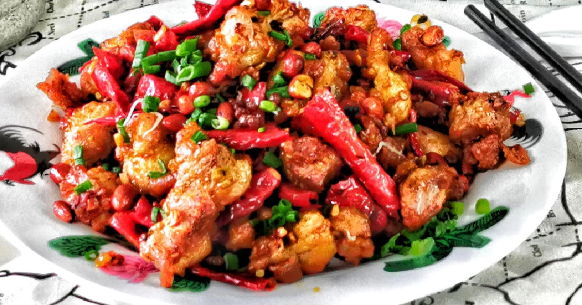 spicy Szechuan chicken