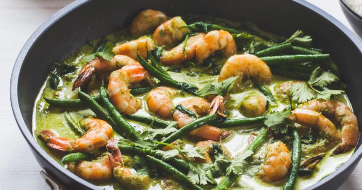 Water Spinach And Shrimp Curry