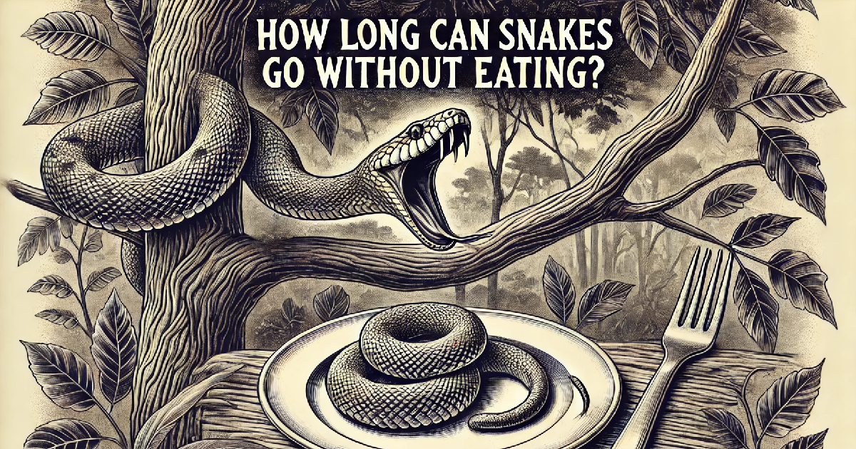 how long can snakes go without food