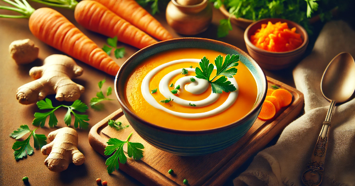 Creamy Carrot and Ginger Soup