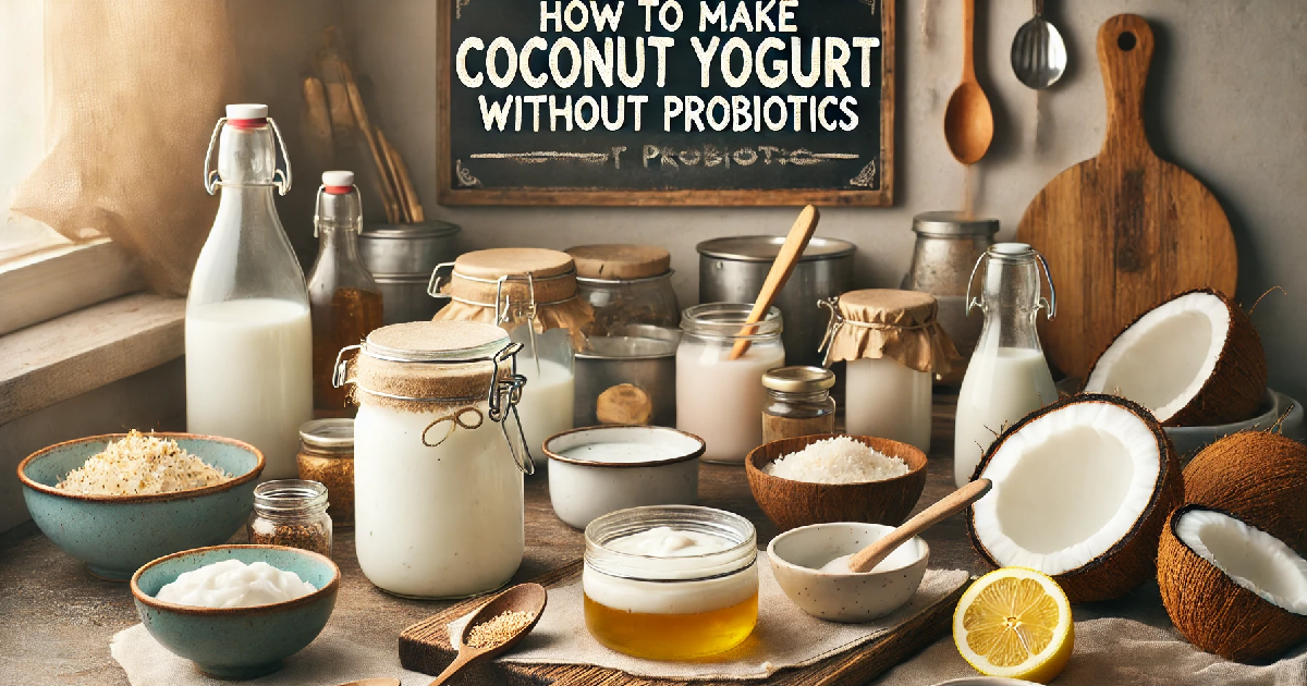 How to Make Coconut Yogurt Without Probiotics