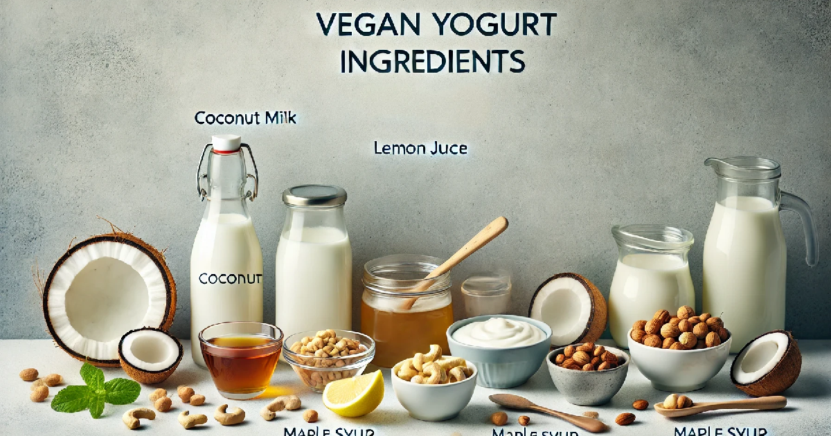 Vegan Yogurt Ingredients